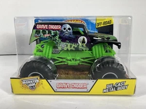 Monster Jam Grave Digger 1:24 Diecast Monster Truck New In Box - Picture 1 of 6