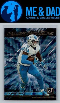 2021 Donruss #PF1 D'Andre Swift Power Formulas - Image 1 of 2