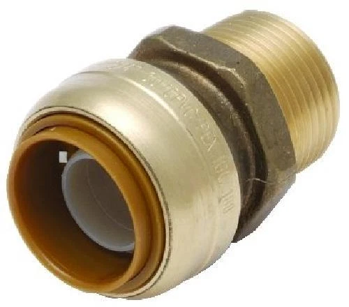 PLUMBING 3/4" x 3/4" SHARKBITE STYLE PUSH FIT MALE ADAPTER NEW!
