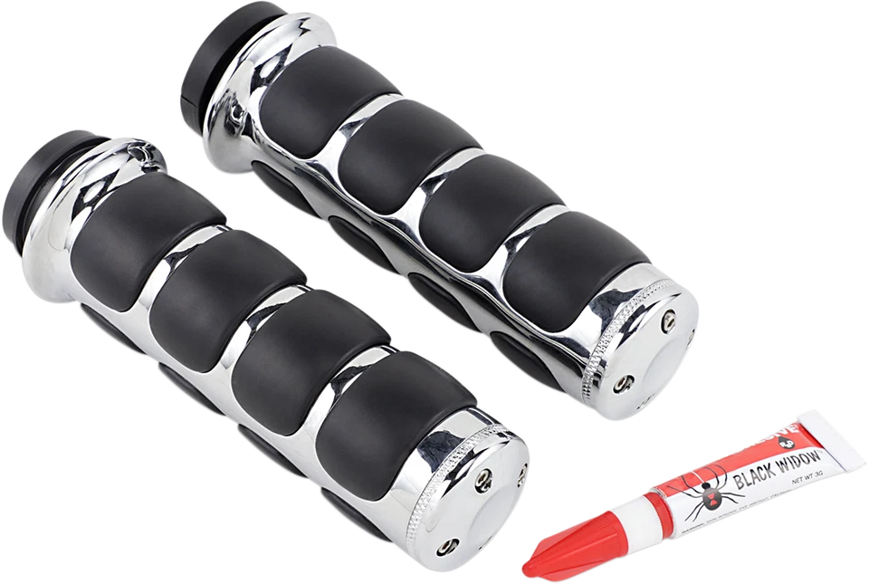 Empuñaduras Kuryakyn 6227 Premium ISO sin acelerador Boss acelerador por cable cromadas Foto 1 de 1