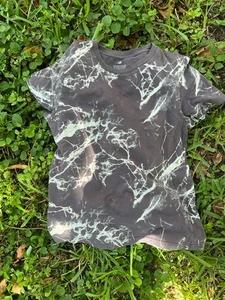 H&M Lot Of Three New Bleach Dye Boys Shirts 13-14 Yrs - Picture 1 of 9