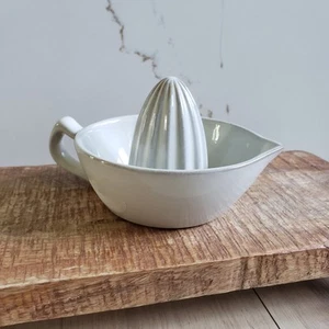 Hearth & Hand Magnolia Gres Spremiagrumi Spremiagrumi Crema Smalto Reattivo - Foto 1 di 7