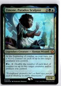 MTG Foundations FOIL Zimone, Paradox Sculptor M 126 NM Pack Fresh ActualScan of - Picture 1 of 2