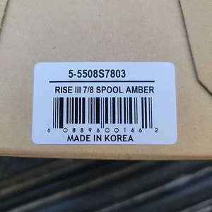 NEW REDINGTON RISE SPOOL 7/8  AMBER COLOR. This Is The Spool Only. - Picture 1 of 3