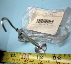 Lot of 10 pieces) Ten Gram (10g) Mass Weight Hanger with Hook, 10g Physics - Picture 1 of 6