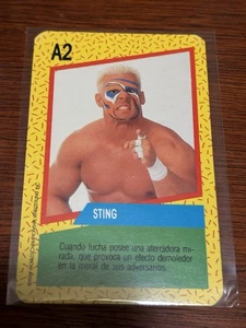 1991 Sting Rookie Cromy WCW Luchadores Wrestling Card #A2 WWE WWF NXT AEW NJPW  - Bild 1 von 1