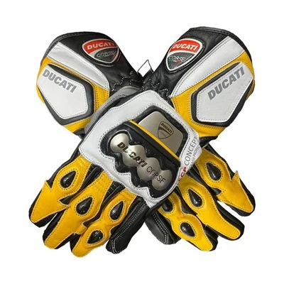 Guantes de cuero para carreras de motocicletas Ducati Corse | Gant protector Ducati Foto 1 de 4