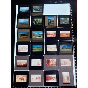 Lote De Colección De 22 Varios Toboganes de vidrio de viaje Grand Canyon Buffalo Cars paisaje varios - Imagen 1 de 12