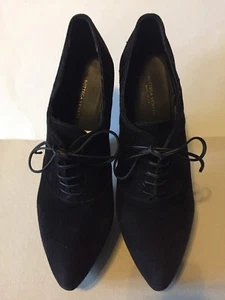 scarpe donna BOTTEGA VENETA ANKLE BOOT SUEDE NERO CON LACCI TAGLIA 40 - Foto 1 di 5