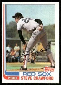 1982 Topps #157 Steve Crawford Blackless - Picture 1 of 2