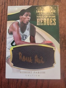 2013-2104 Panini Immaculate Hall of Fame Heroes Robert Parish 21/60 - Picture 1 of 2