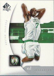 AL JEFFERSON 2005-06 UPPER DECK SP AUTHENTIC # 5