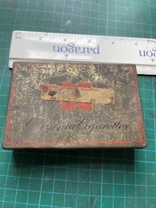 GEORGE DOBIE PAISLEY 4 SQUARE Virginia cigarette Tin tobacciana scotland - Picture 1 of 12