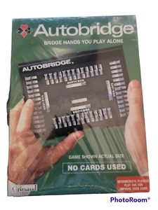 Autobridge Playing Board Bridge Card Game Grimaud France Strategy JMS Vintage - Picture 1 of 2