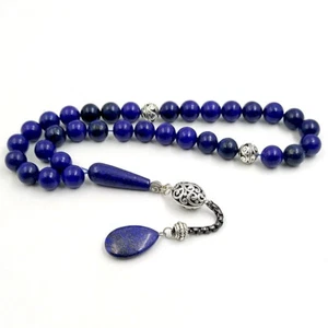 Tasbih Lapis lazuli prayer bead Muslim EID gfit Ramadan Misbaha islamic bracelet