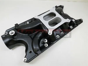 SBF Small Block Ford 260 289 302 Black Aluminum Intake Manifold Dual PlaneHotRod - Picture 1 of 6