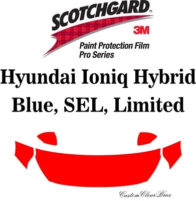 Protección de pintura 3M Scotchgard serie Pro para Hyundai Ioniq Hybrid 2021 2022 Foto 1 de 3