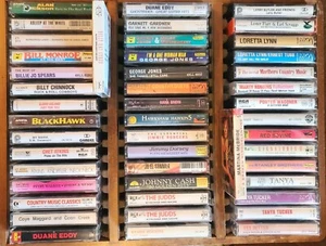 Country Bluegrass Cassette Tapes George Jones Loretta Lynn and More! - Picture 1 of 1