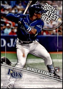 Wander Franco 2022 Topps 5x7 2021's Greatest Hits #21GH-5 /49 Rays