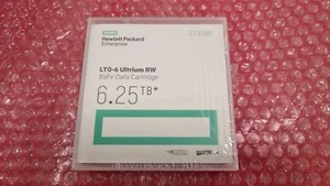 NOUVELLE CARTOUCHE DE DONNÉES DE BANDE HP HPE LTO6 LTO-6 Ultrium RW BaFe C7976B - Photo 1/2