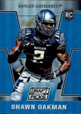 2016 Panini Prizm Draft Picks Blue Prizms #174 Shawn Oakman Baylor Bears