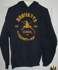 Neu Hogwarts Schule Hoodie Sweatshirt Größe M Marineblau Neu ohne Etikett Erwachsene Tasche Gildan
