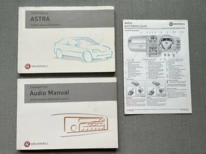 VAUXHALL ASTRA OWNERS HANDBOOK MANUAL AUDIO PACK 01-04 - Picture 1 of 5