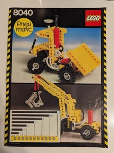 De colección 80s 1984 8040 Neumatic Legos MANUAL DE INSTRUCCIONES SOLAMENTE #514 - Imagen 1 de 9