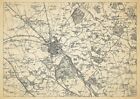 Old map Environs of Luton, Bedfordshire - 1898