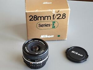 Nikon Nikkor 28mm f2.8 Series E Ai-s wide angle manual lens (Mint in Box)