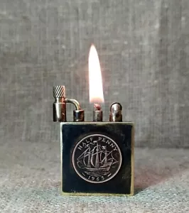 Encendedor de gasolina vintage hecho a mano Steampunk hecho en Ucrania - Imagen 1 de 6