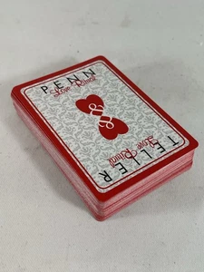 Penn & Teller Love Ritual Full Playing Card Deck Of 52 Magic Show Las Vegas - Picture 1 of 4