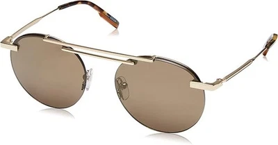 Auténticas gafas de sol ERMENEGILDO ZEGNA EZ0116 32L marco dorado con lentes marrones Foto 1 de 4