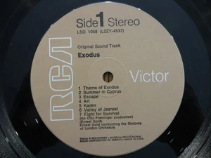 Ernest Gold – Exodus (Original Soundtrack) - Vinyl LP VG RECORD ONLY - NO COVER - Picture 1 of 5