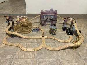 KidKraft Disney Pixar Cars Radiator Springs Wood INCOMPLETE Set w/ Wooden Mater - Picture 1 of 22