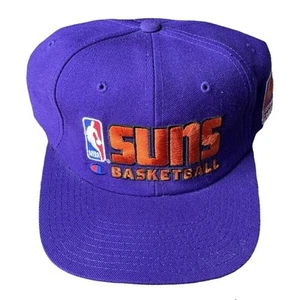NEW Phoenix Suns Basketball VTG 90's Champion Wool Snapback Cap Hat Kids Youth - Picture 1 of 6