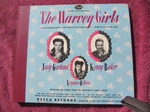 JUDY GARLAND Movie THE HARVEY GIRLS Virginia O'Brien Baker EMPTY ALBUM DECCA 388 - Picture 1 of 4