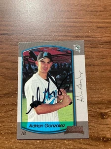 Autograph Signed Autographed Adrian Gonzalez Marlins - Picture 1 of 1