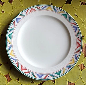 Plato de desayuno V&B INDIAN LOOK Ø 20,8 cm bueno a muy bueno VILLEROY&BOCH - Imagen 1 de 2