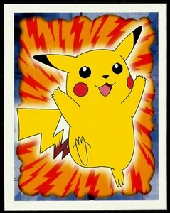 POKEMON SERIES 1, MERLIN TOPPS STICKER # 25, PIKACHU, YEAR 1999 - Picture 1 of 2