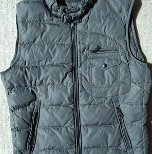 Vintage BLACK Label Ralph Lauren - Puffer Vest Duck Down Men Medium - Zippers - Picture 1 of 6