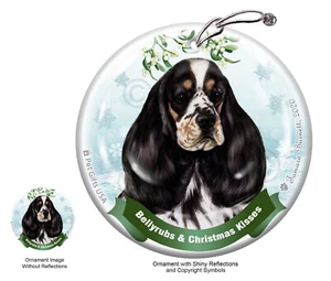 Adorno de ruinas y besos - Tri Cocker Spaniel 088A - Imagen 1 de 1