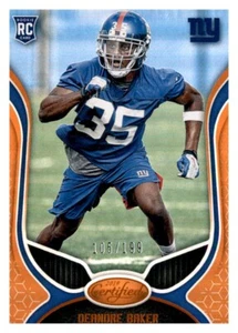 Novato 2019 Orange Foil Deandre Baker #d/199 NFL PWE Giants #143 - Imagen 1 de 2