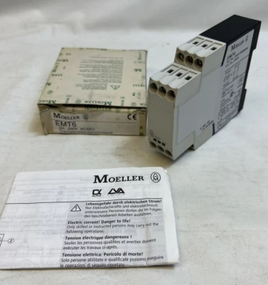 *US SELLER* NEW IN BOX MOELLER EMT6 THERMISTOR MOTOR PROTECTION RELAY 24-240ACDC - Image 1 of 4