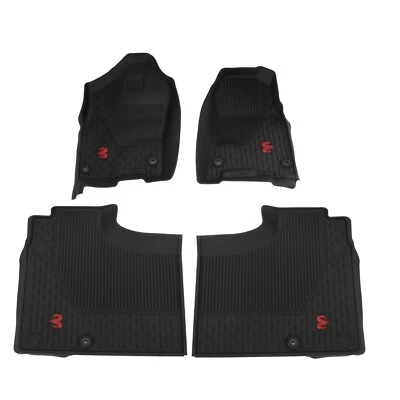 20-24 RAM 1500 ВСЕПОГОДНЫЕ РЕЗИНОВЫЕ НАПОЛЬНЫЕ КОВРИКИ 1-Й И 2-Й РЯД OEM MOPAR 82216412AA - Изображение 1 из 4