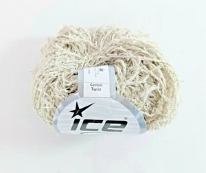 1 Skein Ice Yarns Cotton Twist Light Gray 50g 100m - Picture 1 of 2