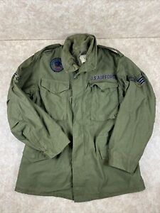U.S. AIR FORCE Green Cold Weather Field Coat Small Regular Prime "Prime Beef"