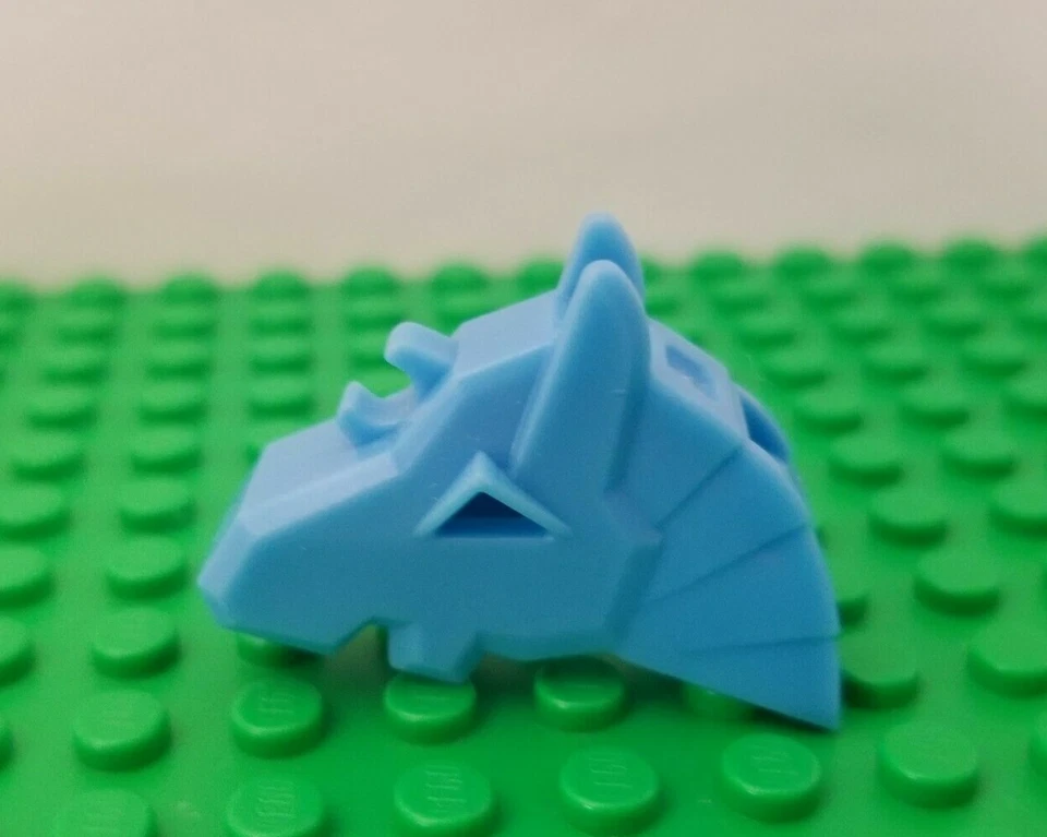 LEGO Caballo Batalla Armadura Cabeza Azul Ninjago Ejército Hobbit Castillo Caballero Minifigura Foto 1 de 1