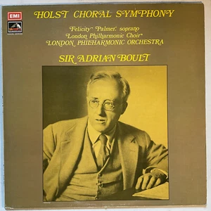 BOULT Holst Choral Symphony Mint 1974 UK HMV LP - Picture 1 of 2