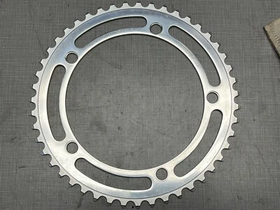 Винтажная новая из старых запасов передняя звездочка Campagnolo Nuovo Record Track Pista 47t 144BCD 1/8 дюйма - Изображение 1 из 4